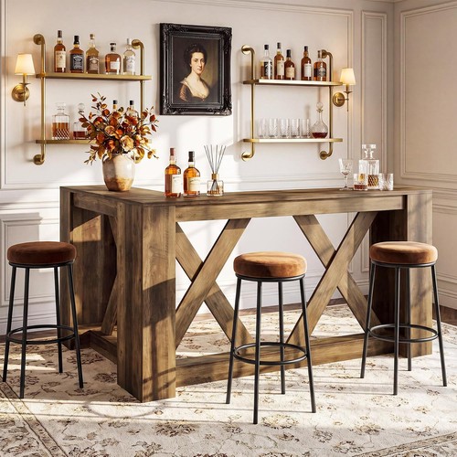 Shaped bar table - 63",