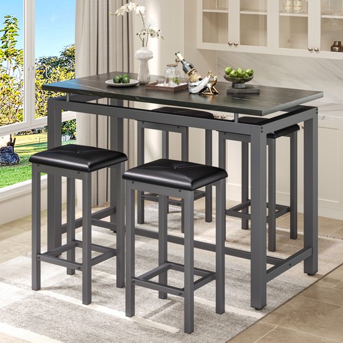 Counter height table set 5 - table,